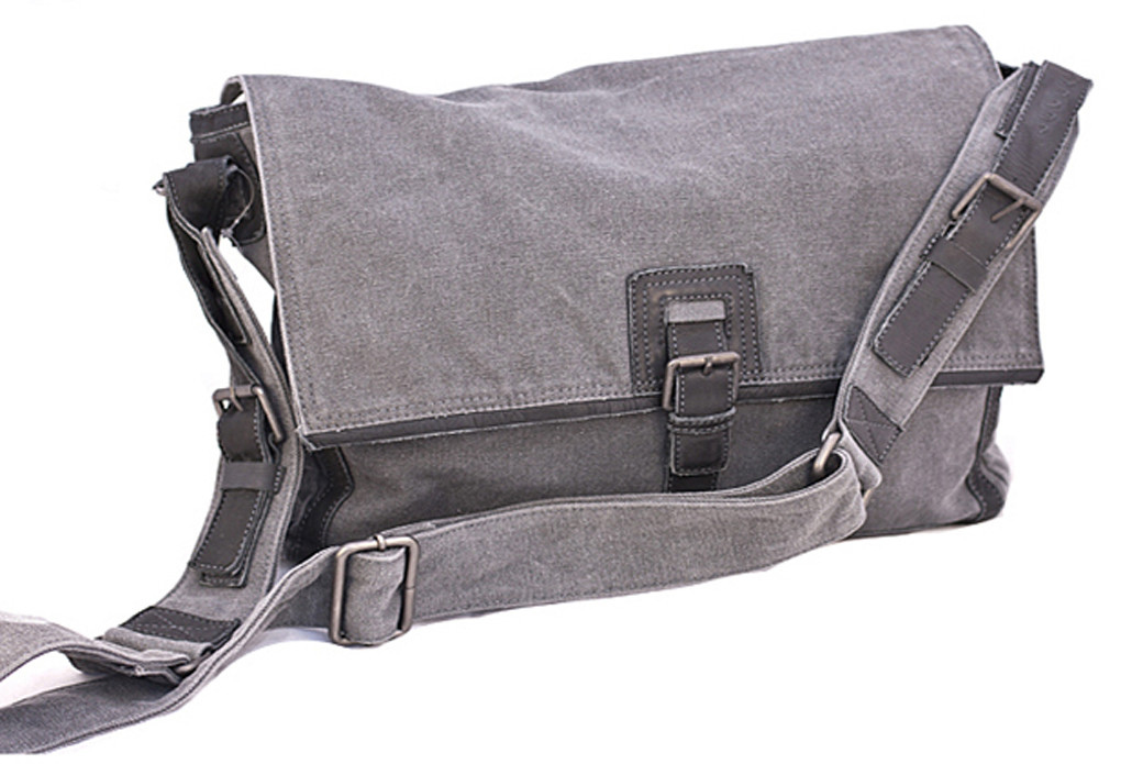 J4L Review: Lecerf Canvas and Spanish Leather Messenger Bag