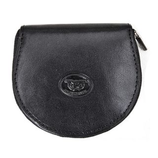 Tony Perotti Versilia collection Black Leather Zip Around Coin Purse tp1123-black by Tony Perotti color Black