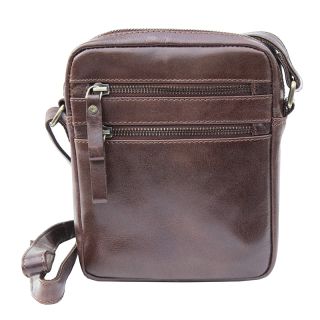 Prime Hide Milano Small Leather Travel Pouch Crossbody Bag 1178-main by Primehide