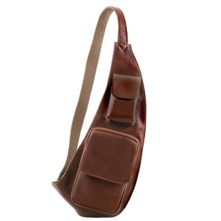 Tuscany Leather Luxury Italian Leather Cross Body Bag Travel Pouch TL141352-main by Tuscany Leather
