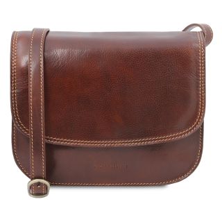 Tuscany Leather Greta Small Leather Crossbody Bag TL141958-main by Tuscany Leather