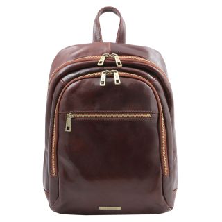 Tuscany Leather 2 Compartment Leather Backpack TL142049-main by Tuscany Leather