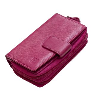 Prime Hide Double Zip Purse RFID 22888-main by Primehide