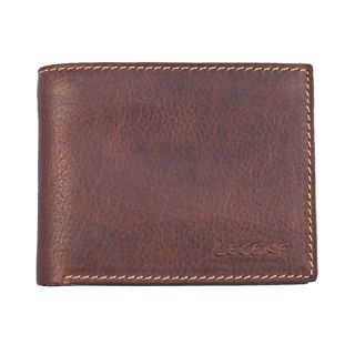 Lecerf Luxury Spanish Leather wallet - flip style 314-br by Lecerf color Brown