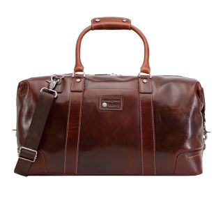 Jekyll & Hide Brown Leather Cabin Weekend Travel Bag 3692mocha by Jekyll & Hide color Dark Brown