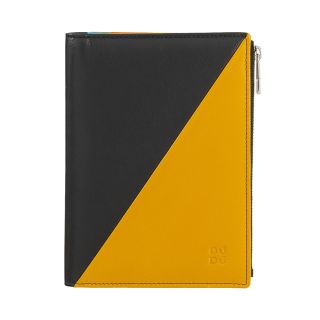 DUDU Black Multi Colour Travel Document Holder Planner RFID 534-1723-01 by Dudu color Black