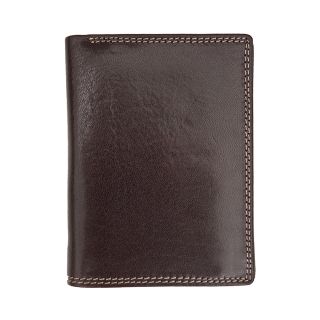 Wombat Artisan Luxury Italian Brown Leather Wallet with Removable Section wombat-wallet-6153 by Wombat color Dark Brown