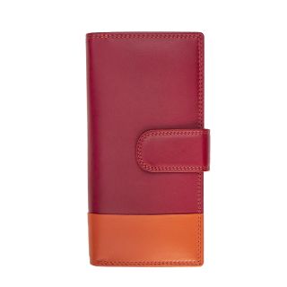 Prime Hide Astra Multi Colour Large Leather Purse RFID SAFE 7082-main by Primehide