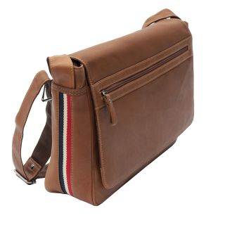 Prime Hide Texan Men's Retro Soft Leather Messenger Bag 8413 by Primehide