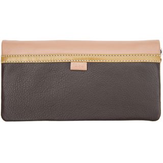 Adapell Ladies Brown Multi Colour Soft Leather Zip Around Purse ad-3709-sal by Adapell color Brown