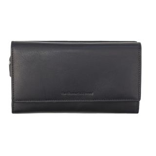 The Chesterfield Brand Waxed Leather Large Wallet Purse RFID C08041500 by The Chesterfield Brand color Black