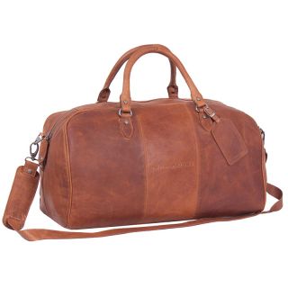 The Chesterfield Brand Casual Large Cognac Leather Travel Bag Thomas Hayo T20000431 by The Chesterfield Brand color Cognac Brown