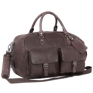 The Chesterfield Brand Brown Leather Weekend Bag Overnight Bag c20001501 by The Chesterfield Brand color Brown