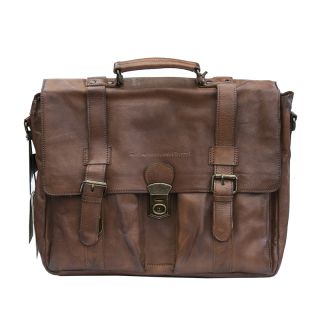The Chesterfield Brand Black Label Brown Leather Briefcase c48085531 by The Chesterfield Brand color Brown