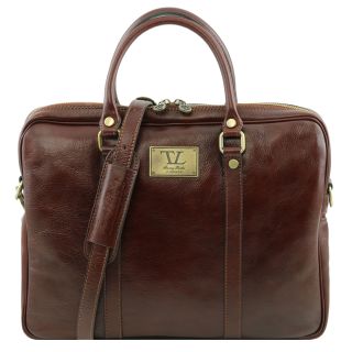 Tuscany Leather Prato Ladies Exclusive Leather Laptop Business Bag TL141283-main by Tuscany Leather