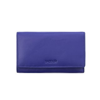 Saddler Womans Trifold Purse Wallet Eleanor by Saddler color Purple