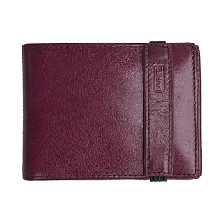 ART93 Burgundy Designer Leather Credit Card Holder with Coin Purse art-470-5 by Art93 color Burgundy