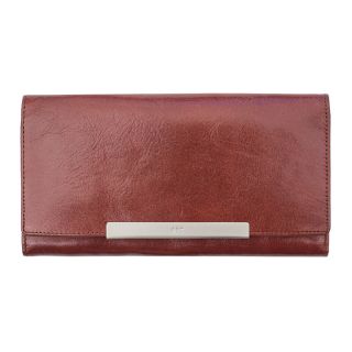 ART93 Ladies Large Tan- Brown Leather Purse art93-231-3 by Art93 color Tan