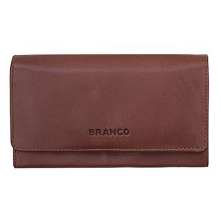 Branco Ladies Luxury Cognac Brown Leather Matinee Purse br220-cog by Branco color Cognac Brown
