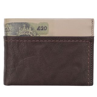Branco Men's Luxury Brown Designer Large Leather Wallet br18358 by Branco color Brown