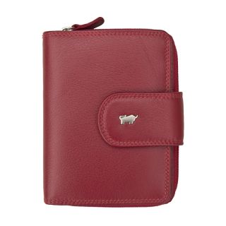 Braun Buffel Golf Ladies Luxury Small Red Leather Purse BB-92450-red by Braun Buffel color Red