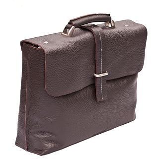 Bugatti Monterey Leather Business Case - Dark Brown 49553701-brown by Bugatti color Dark Brown