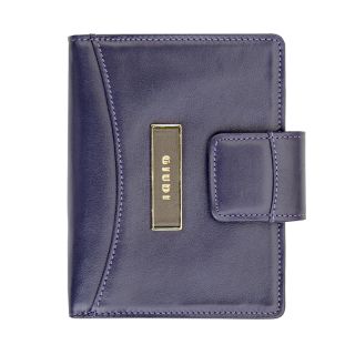 Giudi Ladies Soft Purple and Grey Italian Leather Purse Wallet - 7210 giudi-7210-purple by Giudi color Purple