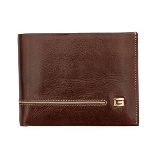 Giudi Luxury Designer Brown and Beige Italian Leather Wallet Style 7003 Giudi-7003-br-bg by Giudi color Brown