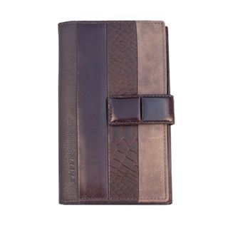 Lecerf Ladies Leather Purse-Wallet - Brown-multi 708-B-Br by Lecerf color Brown