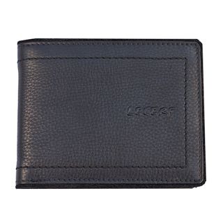 Lecerf Luxury Spanish Leather wallet - flip style - Black 314-black by Lecerf color Black