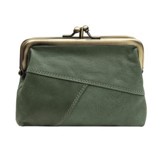 Prime Hide Crumble Clip Top RFID Safe Soft Leather Purse 6500-main by Primehide