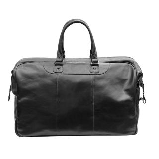 Prime Hide Cruz Luxury Black Leather Gladstone Travel Bag 569BLK by Primehide color Black
