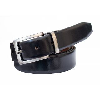 Prime Hide Reversible Mens Black / Brown Narrow Leather Belt BELT-30 by Primehide