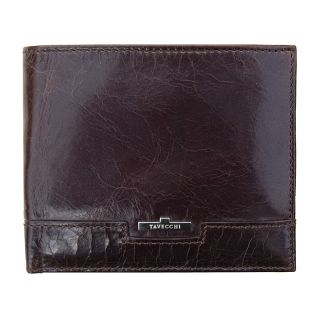 Tavecchi Vintech Collection Luxury Italian Brown Leather Mens Wallet - 2344 wa02344-25 by Tavecchi color Brown