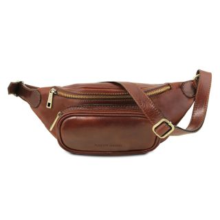 Tuscany Leather Luxury Italian Leather Waist Bum Bag Fanny Pack TL141797-main by Tuscany Leather