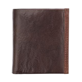 Wombat Artisan Men's Luxury Brown Italian Leather Wallet wombat-wallet-6623-2 by Wombat color Brown