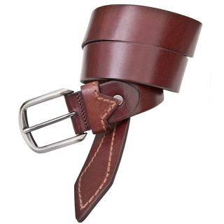 Wombat Artisan Range Mens Brown Leather Belt - 52 wom-belt-52 by Wombat