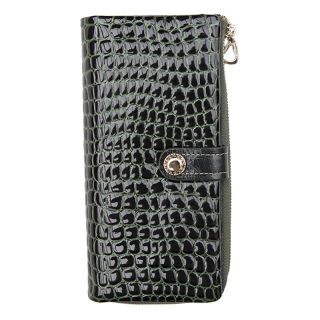 Wombat Ladies Ultra Soft Green Leather Purse - 8625 8625-green by Wombat color Green