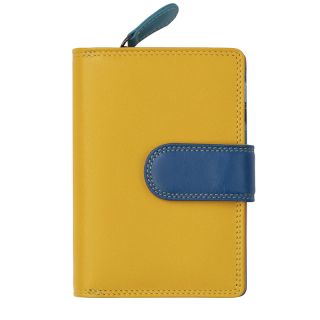 Prime Hide London Collection Multi Colour Double Flap Leather Purse 6081-main by Primehide