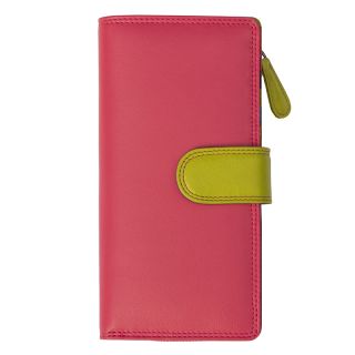 Prime Hide London Collection Large Multi Colour Leather Purse 6082-main by Primehide