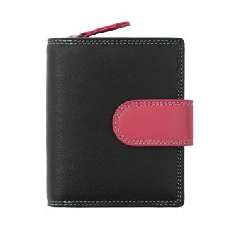 Prime Hide London Collection Small Trifold Multi Colour Leather Purse 6084-main by Primehide