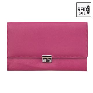 Prime Hide RFID Blocking Leather Travel Planner Purse Wallet 449 by Primehide