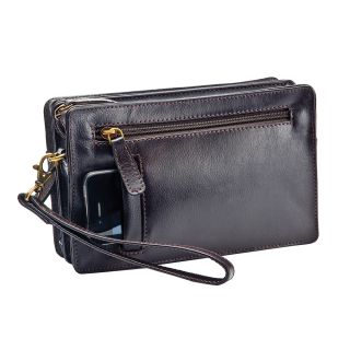 Mens small Leather Pouch bag by Prime Hide - Stylish Small Manbag 8210 by Primehide