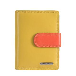 Jekyll & Hide Caribbean Double Flap Purse 2228CAPA by Jekyll & Hide color Yellow