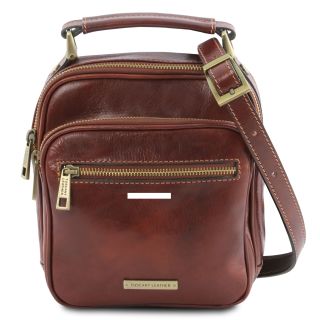 Tuscany Leather Small Flight - Crossbody Bag TL141916 by Tuscany Leather
