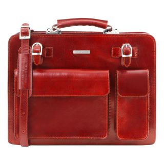 Tuscany Leather Ladies 2 compartment Briefcase TL141268-main by Tuscany Leather