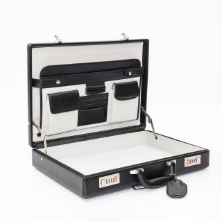 Quindici Luxury Leather Attaché Business Case QD-0003