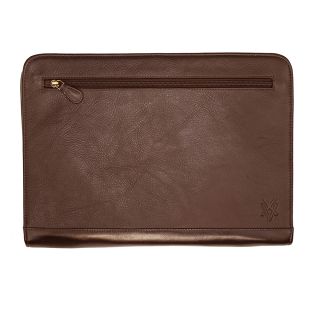 Quindici Luxury Leather Zip Around Underarm Folio Q009-main