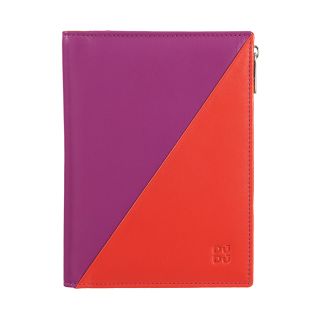 DUDU Fuchsia Multi Colour Travel Document Holder Planner RFID 534-1723-12 by Dudu color Fuchsia