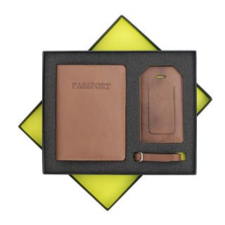 Prime Hide English Hide Leather Travel Gift Set S1 by Primehide